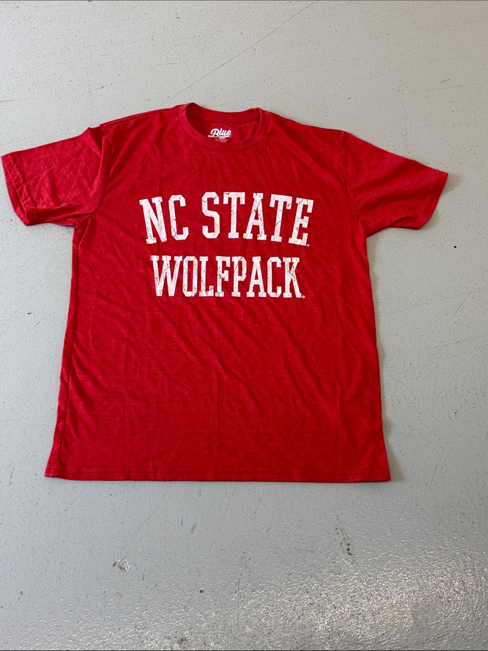Blue 84 NC State Wolfpack Red Short Sleeve Tee